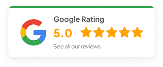 5 Stars on Google